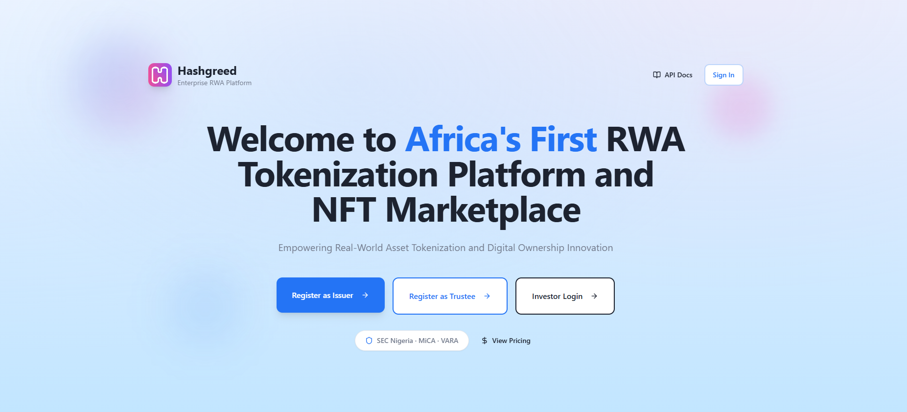 NFT marketplace gallery showing digital art collection with colorful abstract pieces and trading interface